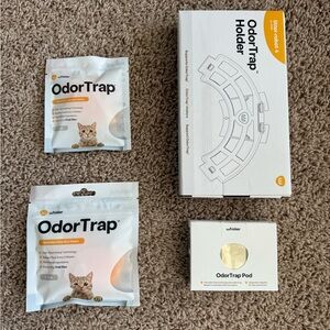 Litter Robot 4 - Whisker Odor Trap Holder / Pod / plus 3 odor trap pod refills